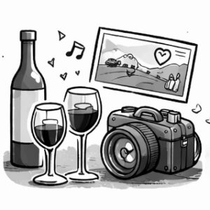 Um curso de fotografia de casal
